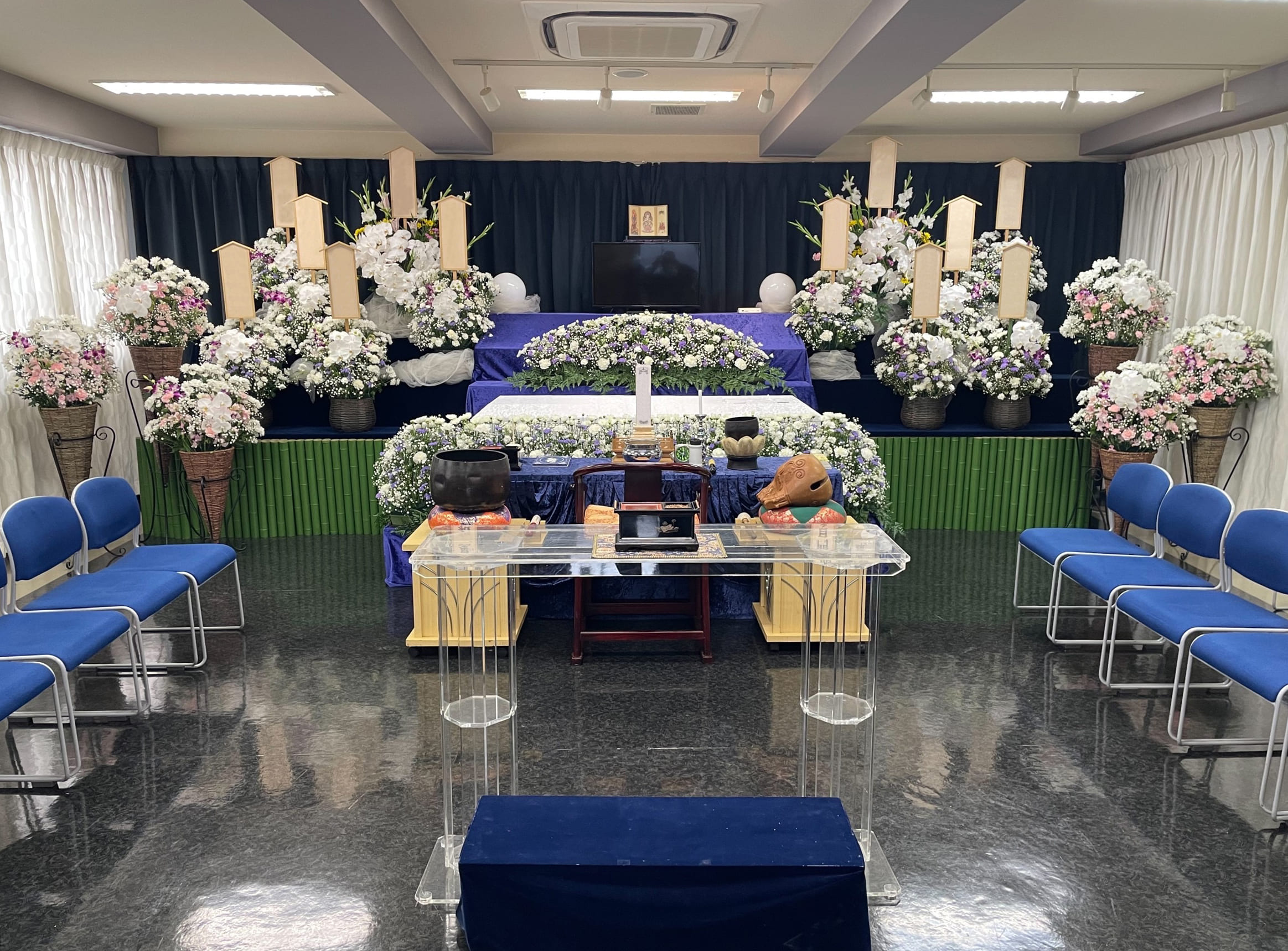 家族葬二日プラン<生花祭壇付>